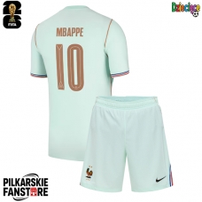 Tanie Strój piłkarski Francja Kylian Mbappe #10 Koszulka Wyjazdowej dla dziecięce MŚ 2026 Krótkie Rękawy (+ szorty)